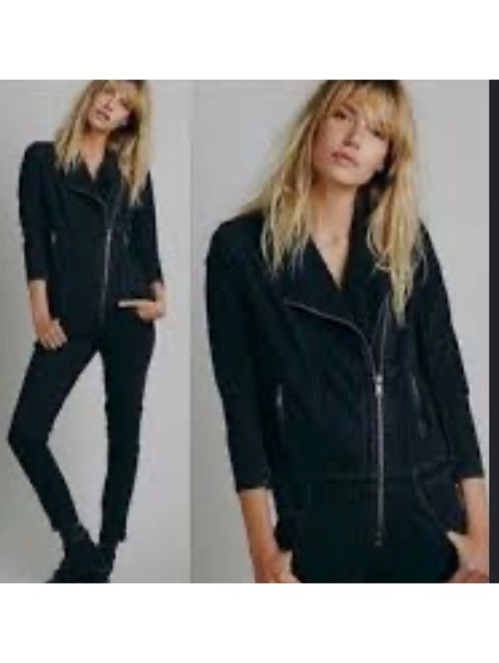 NWT Free People We the Free Jaded One-Piece Denim Jumpsuit size 10